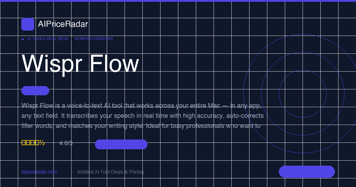 Wispr Flow Review 2026: Is It Worth It? | AIPriceRadar